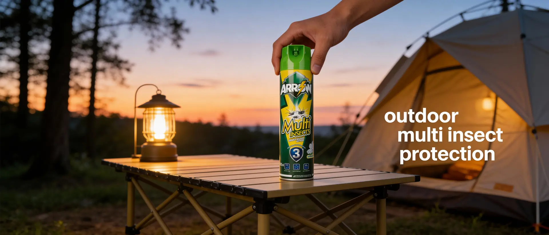 Insect control products including mosquito coils and aerosol sprays