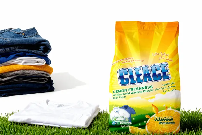 CLEACE perfumed washing powder supplied to global distributors