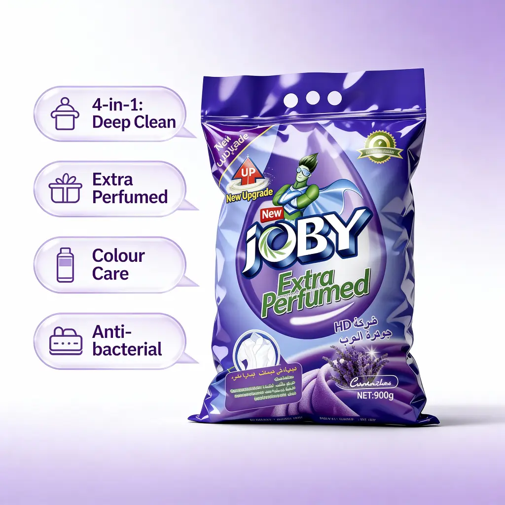 jimeng-2025-12-10-6606-JOBY Extra Perfumed Washing Powder laven....webp