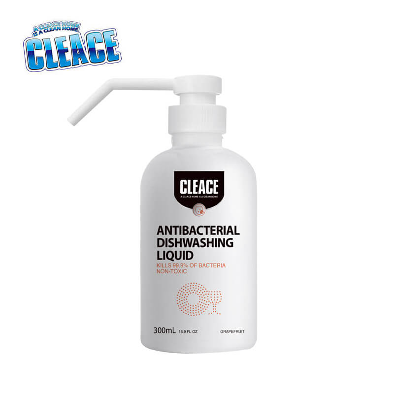CLEACE · Dishwashing Liquid · Antibacterial formula kills common  · Ocean