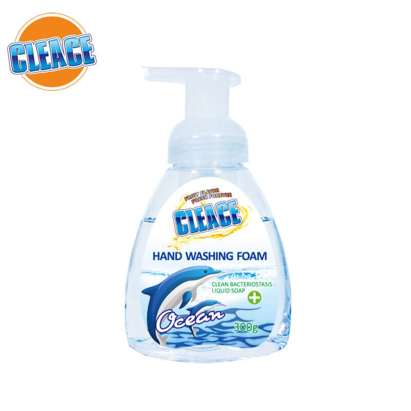 CLEACE · Hand Wash · High-foaming formula for efficient  · Ocean