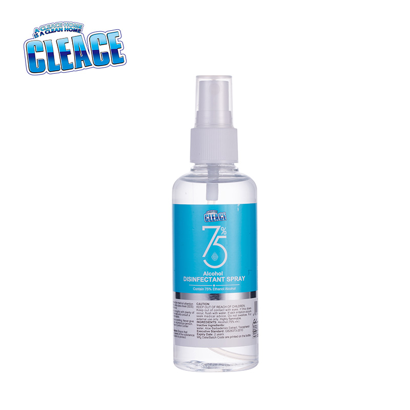 CLEACE · Alcohol Disinfectant · High alcohol concentration for effe · Ocean