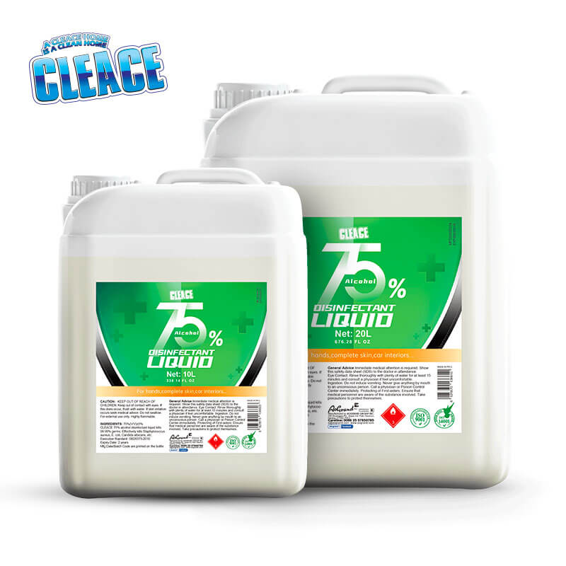 CLEACE · Alcohol Disinfectant · 75% ethanol concentration for effec