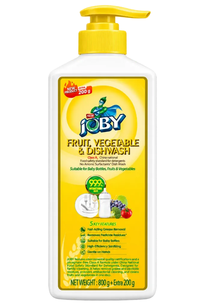 Средство JOBY для мытья фруктов, овощей и посуды