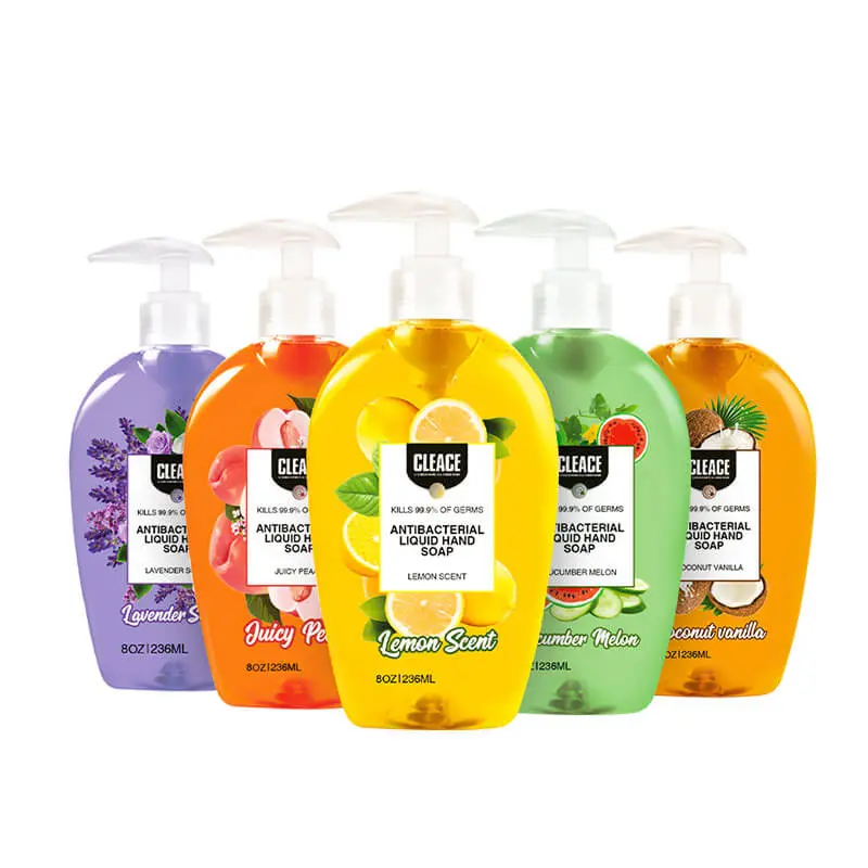 Antibacterial & Fruit Liquid Hand Soap CLEACE™️ 236ml (LAVENDER)