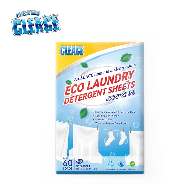 Eco Laundry Detegent Sheets CLEACE™️ 30sheets
