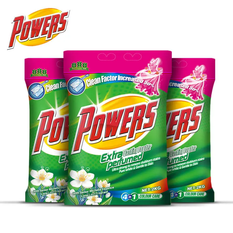 POWERS Washing Powder Extra Perfumed 4in1 color care (30g)