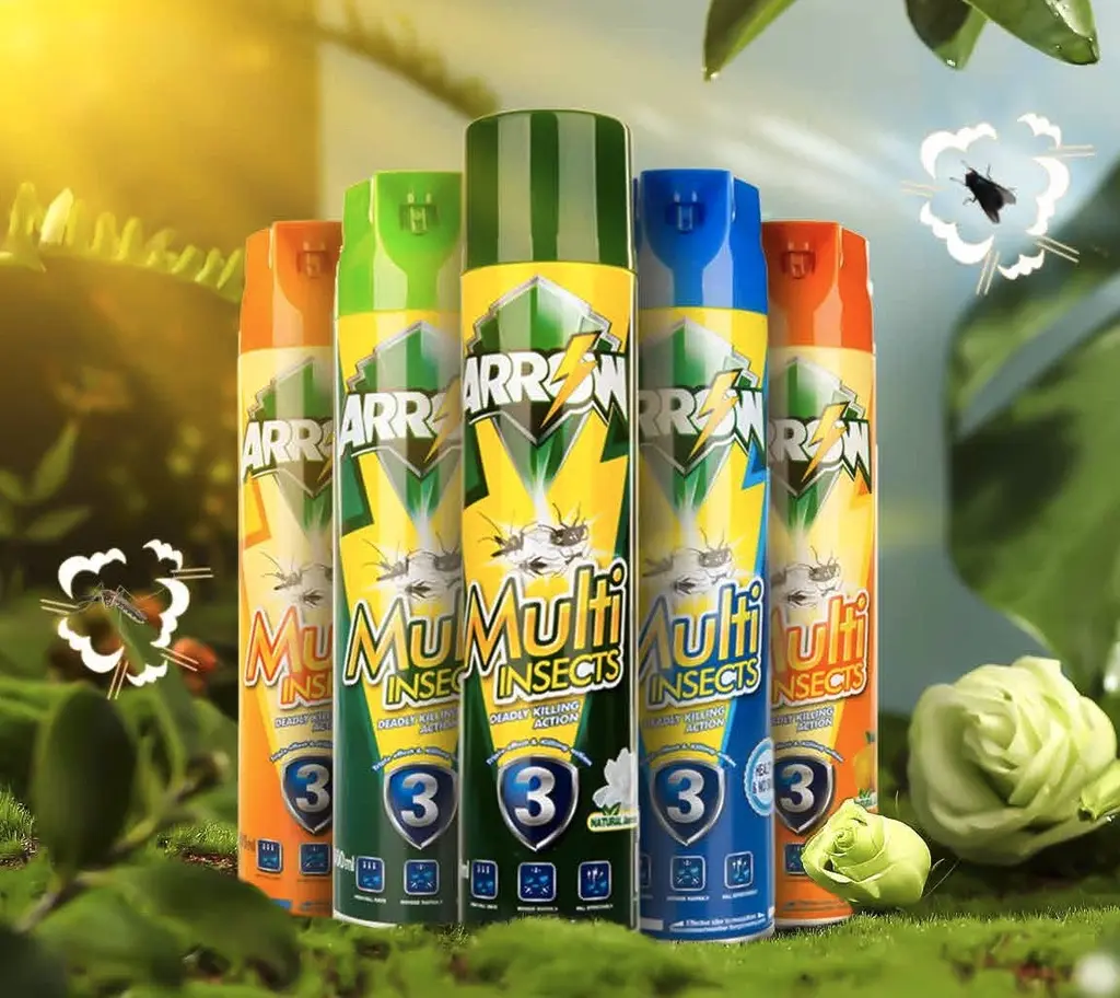 Insecticide Spray Multi-Insects Lemon/Jasmine  ARROW 400ml (Natural Lemon, 300ml)