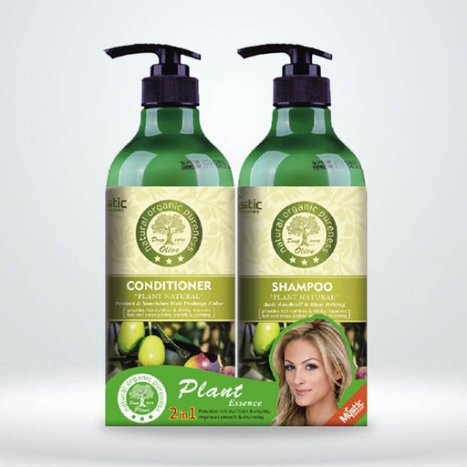 [SC550MY01] MYSTIC ORCHARD Shampoo & Conditioner Packing olive essence-PLANT Natural 550ml*2/PACK